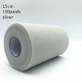 thumbnail image 1 of Rollo de tul de Organza para decoración de fiesta de boda, accesorios de costura, 100 yardas, 15cm, 1 of 4