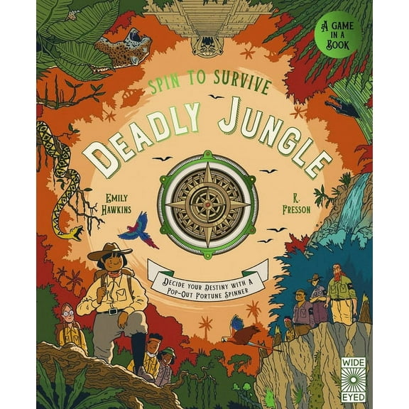 Spin to Survive Spin to Survive: Deadly Jungle: Decide Your Destiny with a Pop-Out Fortune Spinner!, (Hardcover)