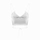 thumbnail image 2 of Playeras,Blusas y Tops,Ropa para Mujer Tank Tops Mujer Ropa de abrigo de verano para mujer, ajustado, con cordones, ajustable, sin espalda, tejido, seda de leche, chaleco con tirantes (White, L), 2 of 7