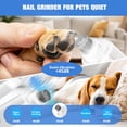 thumbnail image 4 of MASBRILL 2-in-1 Pet Nail Clippers & Grinder with LED Light and Protective Guard, USB Rechargeable, Safe Nail Care for Small to Large Dogs and Cats, Beginner Friendly, 4 of 9
