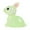 Green, variant on Christmas Ornaments Mini Glowing Rabbit Statue Light Up Dark Resin Rabbit Figure for Fairy Garden Easter Egg Fillers Diy Glass Container Craft Desktop Ornament Clearance!