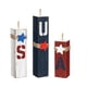 thumbnail image 2 of 3 Pcs Patriotic Red White Blue Decorations 4th of July Wood Table Block Sign and Centerpieces Memorial Day Tiered Tray Decor Rustic Farmhouse Star Decor for Home Office Kitchen Desk Shelf, 2 of 6