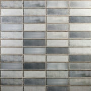 Turbine Industrial Glass Gray 4x12 Ceramic Wall Tile