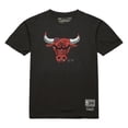 thumbnail image 2 of Men's Mitchell & Ness  Black Chicago Bulls Hardwood Classics Deconstructed T-Shirt, 2 of 5