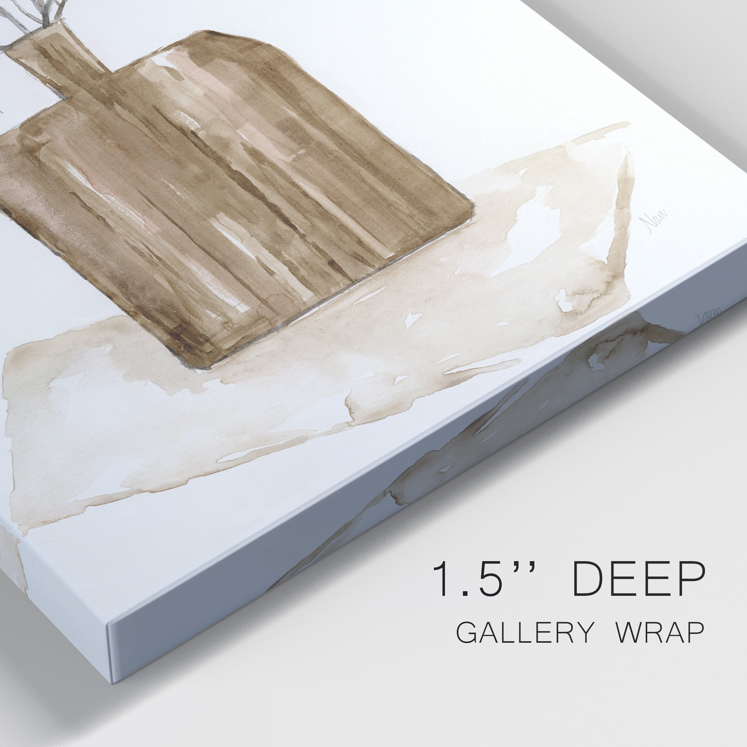 Simply Country I Premium Gallery Wrapped Canvas - Ready to Hang - Set of 2 - 12 x 18 Each