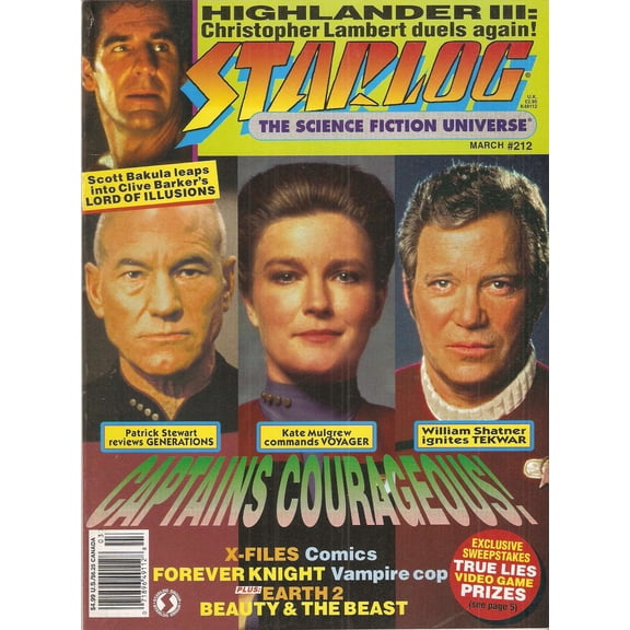 Starlog #212 VF ; Starlog Comic Book