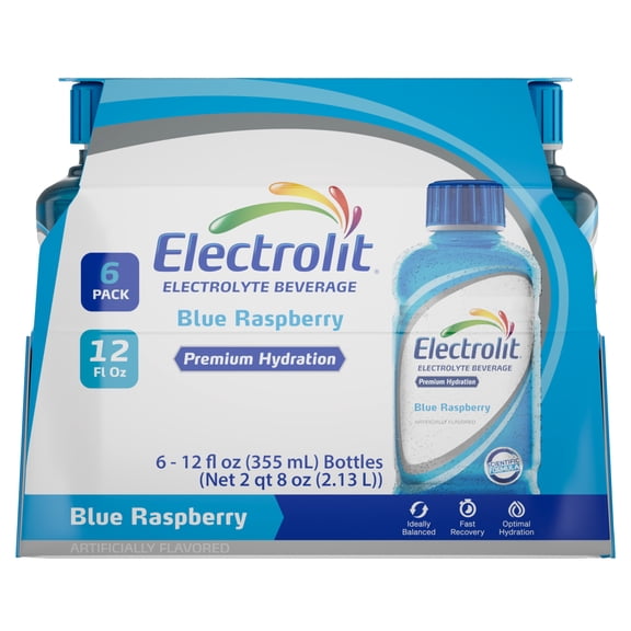Electrolit Blue Raspberry 12 FL OZ 6 Pack