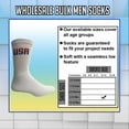 thumbnail image 4 of Yacht & Smith USA Pride Wholesale Cotton Socks For Men Woman Children, American Themed Socks (Mens (10-13) Crew, 48), 4 of 7