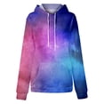 thumbnail image 6 of HAJWOH Oversized Hoodies For Women Tie Dye Gradient Sweatshirts Baggy Drawstring Hooded Pullover Fall Casual Tops With Pocket, 6 of 6