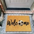 thumbnail image 2 of Interesante Juego Para La Puerta Principal Alfombra De Bienvenida Alfombra Decorativa Para La Puerta Principal De Estilo Rústico Alfombra De Bienvenida Con Motivos De Béisbol Y Fútbol Alfombra Absor, 2 of 4