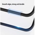 thumbnail image 3 of Yougang Bathroom Towel Racks, Black Wall Mounted Towel Bars For Shower And Kitchen, Waterproof Door Bars With Double Hook-SHUNJING, 3 of 5