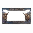 thumbnail image 2 of ZZkhGO Cow Commemorative License Plate Frame, Cute Silly Animal Theme Car Tag Holder, Metal Rust-Proof Decorative Frame for Front Rear Plate, Universal Fit for Sedan SUV, 2 of 7