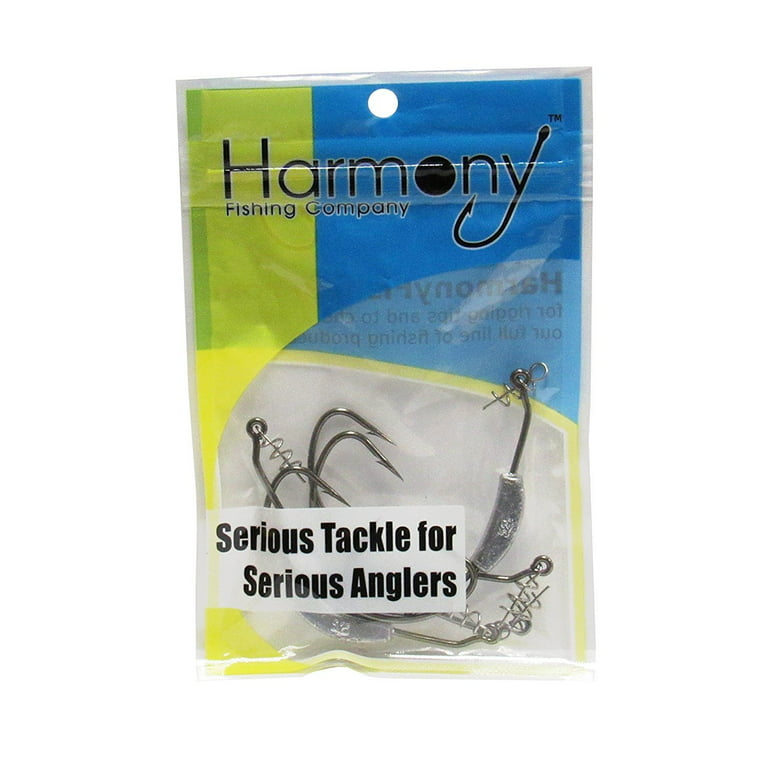 Harmony Fishing - Razor Series Weighted Swimbait Hooks (5 Pack)