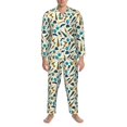 thumbnail image 3 of Balery Fathers day Pijama para Hombre de Dos Piezas con Manga Larga, Conjunto de Dormir y Descanso Suave con Bolsillos-XX-Large, 3 of 7