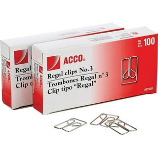 ACCO Brass Fasteners, 1, 3/8 head diameter, 100 Count (A7071504