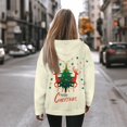 thumbnail image 3 of FOR U DESIGNS Christmas Deer Oversized Hoodies Sweatshirts Hooded Pullover for Women Size XL Long Sleeve Activewear Tops for Women Loose Fit Hoodie Tunic Winter, 3 of 7
