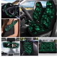 thumbnail image 2 of JOAIFO Car Seat Covers Full Set Car Inetrior Accessories Sets for Women Men Waterproof Vehicle Seat Protection Covers, Skull Green, 2 of 5