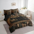 thumbnail image 3 of Castle Fairy Jungle Safari Deer Twin Bedding Sets 7-Piece for Female Men Women,Vintage Lodge Cabin Bedding Comforter Set Microfiber,Woodland Wildlife Breathable Sheet Sets,Luxury Bedroom Decor, 3 of 8