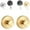 Gold, variant on Luxe No-Drill Hooks, 2024 Upgraded Suction Cup Hooks, Stainless Steel Waterproof Suction Cup Hooks for Shower, Bathroom, Hanging Towels, Mounting on Glass Shower Doors, Tile, Mirrors (Black)