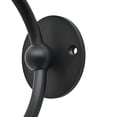 thumbnail image 4 of ABPETE C-Shaped Towel Ring with Top Storage Basket Unique Space Saving Wall Mount Holder for Towels, Candles, Plants & Toiletries, Decorative Metal Accent for Bathroom or Kitchen, 4 of 17