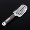 thumbnail image 2 of HERCHR New Anti-static Curved Vent Hair Comb Massager Hairbrush Salon Hairdressing Tool, Bend Hair Comb Brush, Curved Vent Hairbrush, Bend Hair Comb Brush, 2 of 9