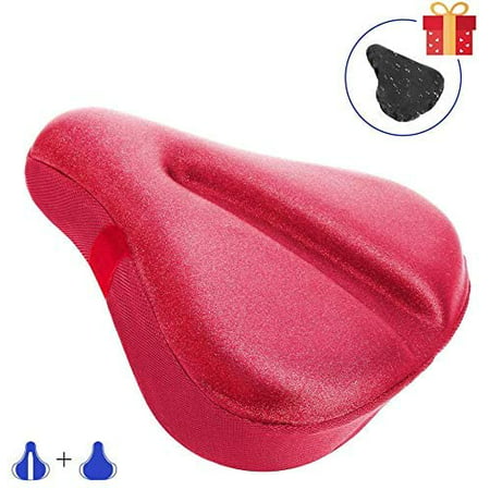 Comfort Bike Seat Cover Wide Gel Soft Pad Exercise Cushion Foam Bicycle For Peloton Sunny Keiser Myx Cruiser Bikes Outdoor Indoor Cycling Canada - Sunny Spin Bike Seat Cover