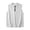Grey, variant on Gtoiithly Men's Half Zip Band Collar Muscle Tank Tops, Sleeveless Quick Dry Breathable Athletic Workout Shirts, Lightweight Summer Streetwear Pullover T-Shirts Black L