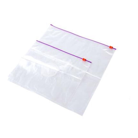 BNNG Vacuum Sealer Zipper Bags for Food BPA Free Reusable Resealable with Air Valve Double Layers Food Storage 2 Sizes 10 Pcs