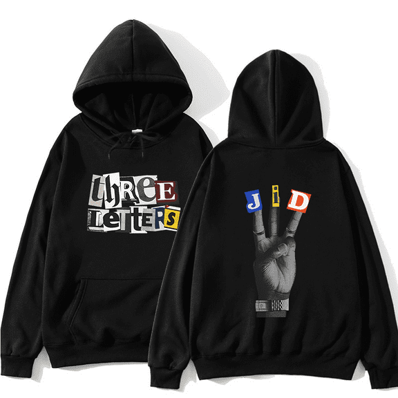 JID Merch Three Letters Ransom Hoodie Men Women New Logo Pullover Sweatshirts Fashion Tops
