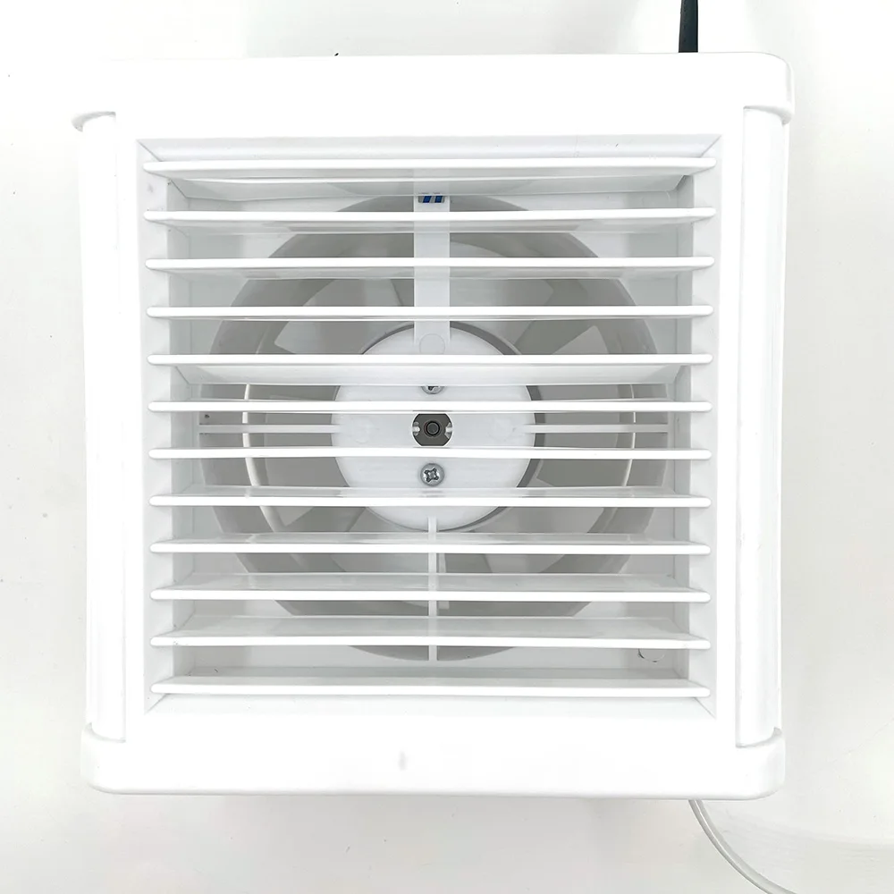 4 Inch 6 Inch Mute Bathroom Extractor Exhaust Fan Kitchen Toilet Wall Window Ventilation Fans With Power Cable ,Easy Installation