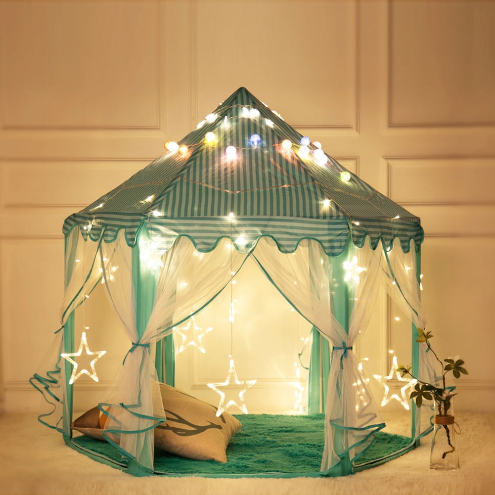 Princess Castle Play Tent for Girls, Indoor/Outdoor (LED Star Lights) Princess Castle Play Tent for Girls, Indoor/Outdoor (LED Star Lights)