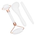 thumbnail image 1 of Ensemble de Rouleaux Jadestone, Rouleau Jadestone Portatif et Ensemble Gua Sha pour le Corps Vert,Blanc, 1 of 7