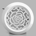 thumbnail image 4 of Couverture de Ventilation en Forme de Fleur Blanche avec Maille Anti-Insectes pour Murs et Plafonds, 4 of 9
