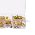 thumbnail image 4 of Terminales de crimpado tipo con aislamiento de latón de 150 piezas Conectores Desconexiones rápidas Surtido de conectores nalgas e Zulema terminales de crimpado de anillo aislado, 4 of 7