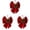 B 3pcs, variant on Christmas Velvet Bow, Xmas Bow with Pine Cones Pine Needles Berries | Festive Atmosphere Decoration, Hanging Rope Design, Stable Structure, 2 Size Options for Fireplaces Christmas Tree Decor