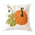 thumbnail image 2 of 2pcs Plush 3D Fall Pumpkin Maple leaf Throw Pillows Covers,Thanksgiving Halloween Fall Decor,Fall Pillow Covers for Home Sofa Couch Bed, 2 of 5