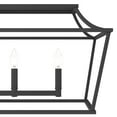 thumbnail image 4 of Hunter - Laurel Ridge 6-light Natural Black Iron, Extra Large Chandelier, Dimmable, Formal Style, Linear Shaped, for Bedrooms, Dining, Living Rooms - 19077, 4 of 10