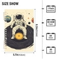 thumbnail image 2 of FORMRS 1-Subject Spiral Notebook 8" x 5" College Ruled 60 Refillable Sheet A5 Hard Cover, 2 Pack, Beige Astronaut Record, 2 of 7