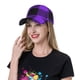 thumbnail image 5 of Fotbe Purple Buffalo Plaid Gorro Clásico de Béisbol, Gorra Ajustable con Broche Snapback, Gorro de Exterior de Algodón Suave, 5 of 6