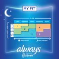thumbnail image 2 of Always Infinity Feminine Pads for Women, Size 5 Extra Heavy Overnight, with wings, unscented, 2 of 8