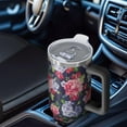 thumbnail image 6 of OBREWU Pioneer Flower Tumbler with Handle and Lid,Pioneer Flower 40oz Double Wall Vacuum Insulated Tumbler,Cups Gift for Women and Men, 6 of 7