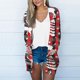 thumbnail image 1 of Puntoco Coat Chaqueta Rebeca Estampada Floral De Manga Larga Con Cuello Redondo A La Moda Para Mujer Liquidación Puntoco Puntoco-1, 1 of 5