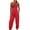 Red, variant on jjayotai Jumpsuits for Women, Casual Summer Fall Rompers Sleeveless Loose Strap Baggy Overalls Yoga Harem Jumpers with Pockets Beige S