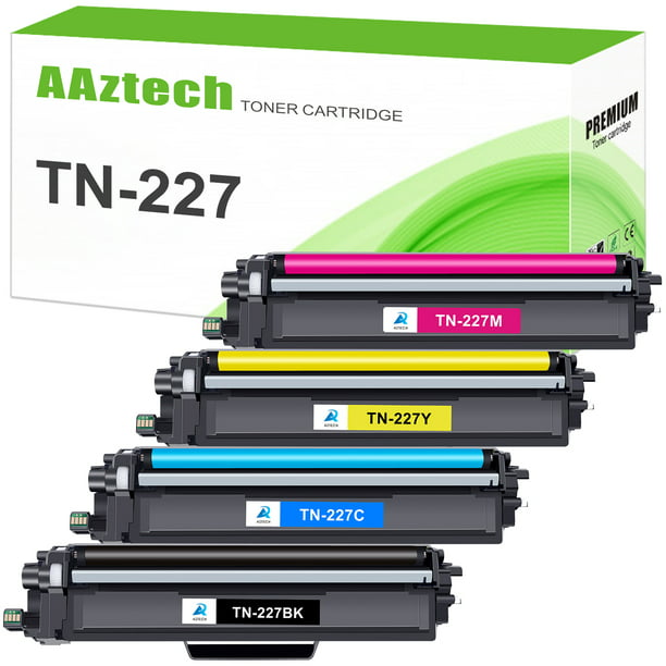 A 4-Pack Compatible Toner Cartridge Brother TN227 TN-227 MFC-L3710CW MFC-L3770CDW MFC-L3750CDW HL-L3210CW HL-L3290CDW Printer Ink (Black,Cyan,Magenta,Yellow) - Walmart.com