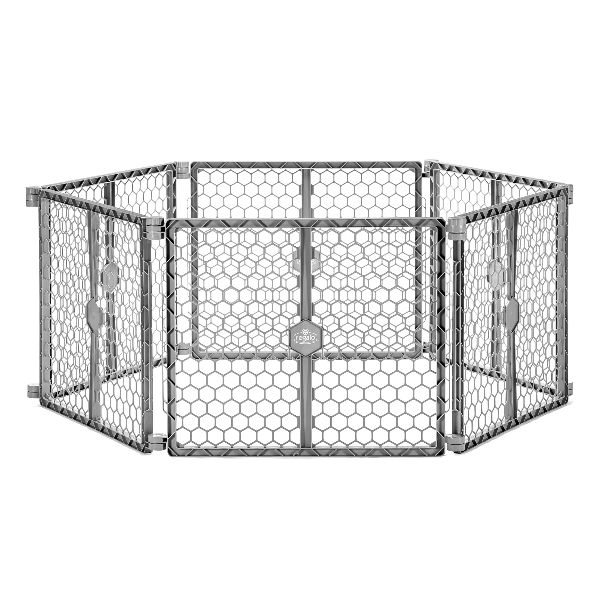 Regalo 2-in-1 Super Wide Baby Play Yard and Gate, 192-Inch, Ages 6–24 Months