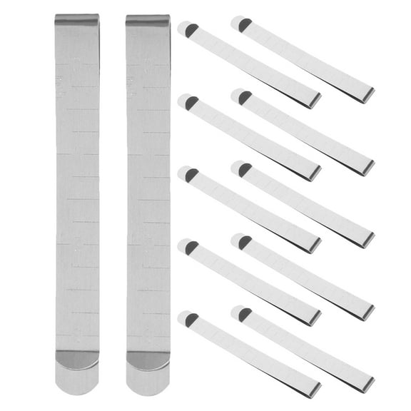 12 Pcs Quilt Clip Tools Pants Adhesive Stainless Steel Crimping
