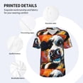 thumbnail image 3 of Rateoe Cow Pattern Men’s Baseball Short Sleeve Polo Shirt, Midweight Men's Shirt Golf Shirt Polo Shirts Quick Dry Short-XX-Large, 3 of 7