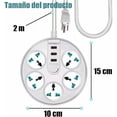 thumbnail image 4 of MULTICONTACTO CIRCULAR MULTIUSOS 3 PUERTOS USB + 5 CONTACTOS, 4 of 4
