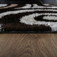 thumbnail image 3 of Rugsotic Carpets Hand Tufted Shag Polyester Eco-Friendly Area Rugs - 10'x13', Rectangle, Beige Brown, Plain Solid Design, High Pile Handmade Anti Skid Rugs for Living Room, Bed Room K00045, 3 of 8