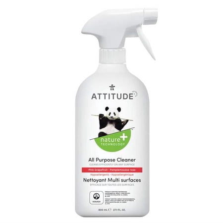 Attitude 236735 All-Purpose Cleaner  Pink Grapefruit - 27 fl oz